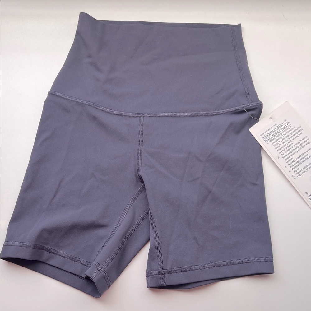 lululemon athletica Women's High-Waisted Purple Bike Shorts